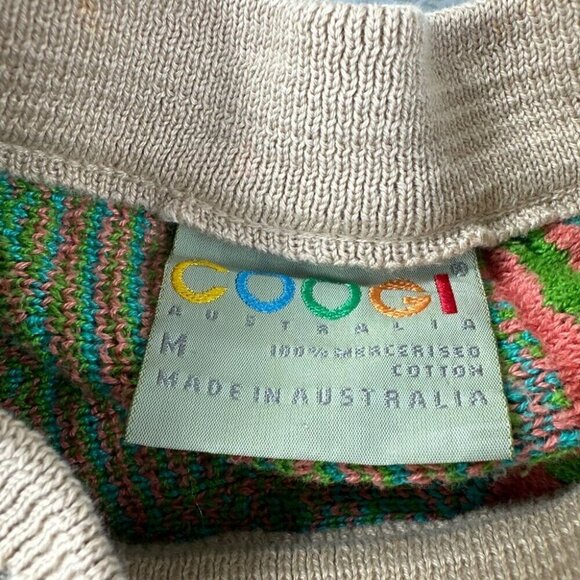 Vintage Coogi Australia Knit  Sweater Women's Size Medium 1/4 Sleeve - Picture 2 of 12